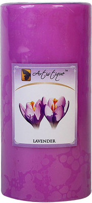 Artistique 2.8x4 Pillar Lavender Fragrance Candle Artistique 2.8x4 Pillar Lavender Fragrance Candle