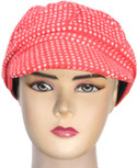 Romano Polka Print Winter Skull Cap Cap Romano Polka Print Winter Skull Cap Cap