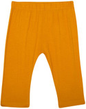 40% OFF on De Moza Junior Viscose Lycra 3/4th Solid 10-11 Yrs Dark Yellow Girl's Capri