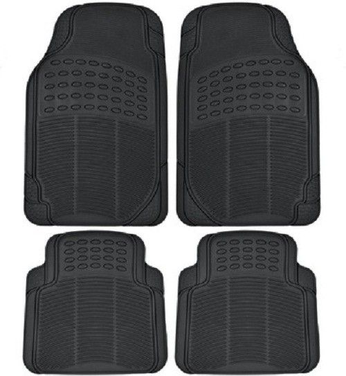 AutoSun Black Rubber Floor / Foot Maruti Alto K10 Car Mat available at