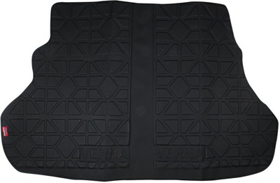 Elegant Magic Black Rear Boot Mat Car Mat Hyundai Fluidic Verna
