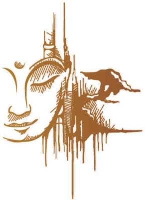 47% OFF on WallDesign Urban Buddha Windows Car Sticker
