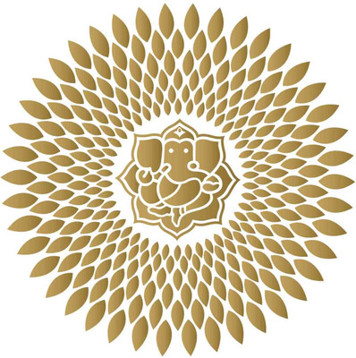 38% OFF on WallDesign Radiant Ganesha Windows Car Sticker