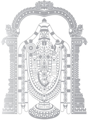 41% OFF on WallDesign Tirupati Venkateshwara Windows Car Sticker