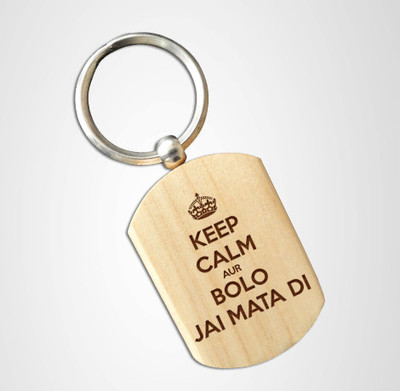 70% OFF on Tiedribbons Bolo Jai Mata Di Wooden Engraved Key Chain 70% OFF on Tiedribbons Bolo Jai Mata Di Wooden Engraved Key Chain