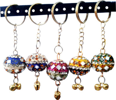 14% OFF on Decor Tattva Inc Set of 5 Round Key Chain