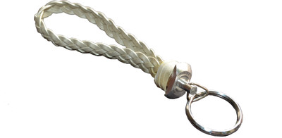 50% OFF on CUERO CUERO LEATHER WHITE KEYCHAIN Key Chain