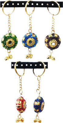 14% OFF on Decor Tattva Inc Set of 5 Attractive Key Chain