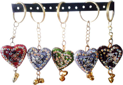 14% OFF on Decor Tattva Inc Set of 5 Heart Key Chain 14% OFF on Decor Tattva Inc Set of 5 Heart Key Chain