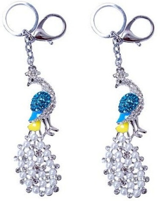 25% OFF on Phoenix Pack Of 2 Peacock Stone Studded Locking Key Chain 25% OFF on Phoenix Pack Of 2 Peacock Stone Studded Locking Key Chain
