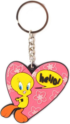 Warner Brothers 254 - WB Tweety Heart Key Chain Warner Brothers 254 - WB Tweety Heart Key Chain