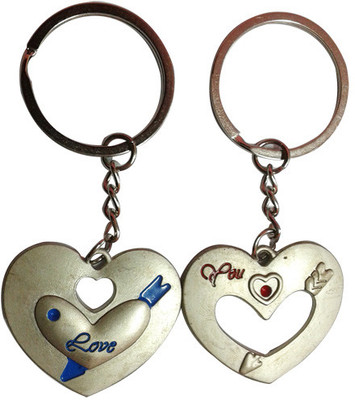 50% OFF on ShopeGift Love you Heart Emboss Arrow Key Chain 50% OFF on ShopeGift Love you Heart Emboss Arrow Key Chain