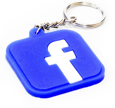 1% OFF on Accedre Designer Facebook Logo Soft Rubber Keychain For Car/Bike Carabiner 1% OFF on Accedre Designer Facebook Logo Soft Rubber Keychain For Car/Bike Carabiner