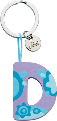 Sevi Keyring Letter D Locking Key Chain Sevi Keyring Letter D Locking Key Chain