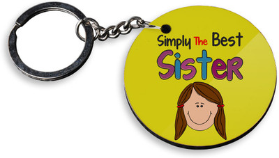 70% OFF on Tiedribbons Simply The Best Sister Wooden Circle Key Chain 70% OFF on Tiedribbons Simply The Best Sister Wooden Circle Key Chain