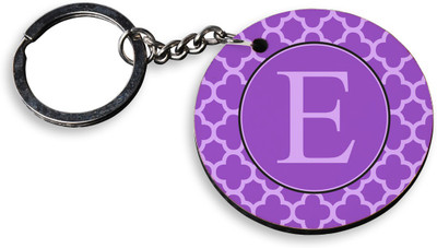 70% OFF on Tiedribbons Alphabat E Wooden Circle Key Chain 70% OFF on Tiedribbons Alphabat E Wooden Circle Key Chain