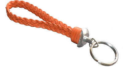 50% OFF on CUERO CUERO LEATHER ORANGE KEYCHAIN Key Chain
