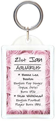 Everyday Gifts 21st January Key Chain Everyday Gifts 21st January Key Chain
