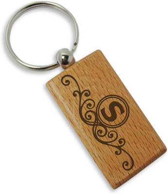 83% OFF on Tiedribbons Alphabet S Wooden Key Chain 83% OFF on Tiedribbons Alphabet S Wooden Key Chain