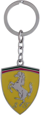 61% OFF on Shop & Shoppee Full Metal Ferrari Logo Key Chain