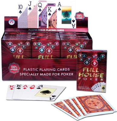 40% OFF on Full House Poker Plastic Playing Card 40% OFF on Full House Poker Plastic Playing Card