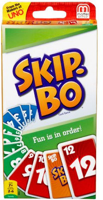 Mattel 42050 SKIP BO Card Game Mattel 42050 SKIP BO Card Game