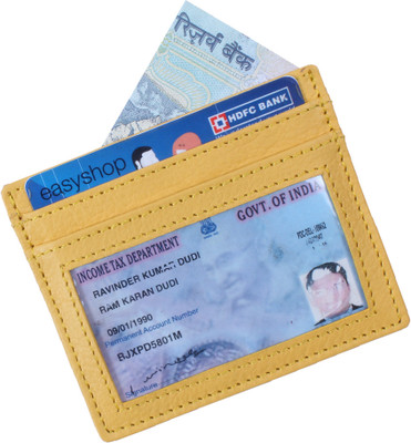 10% OFF on Dooda 6 Card Holder Set of 1, Yellow 10% OFF on Dooda 6 Card Holder Set of 1, Yellow