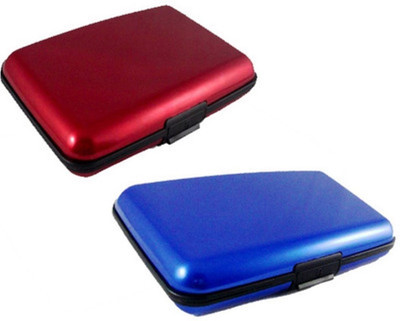 80% OFF on Hmo India 6 Card Holder Set of 2, Blue, Red 80% OFF on Hmo India 6 Card Holder Set of 2, Blue, Red