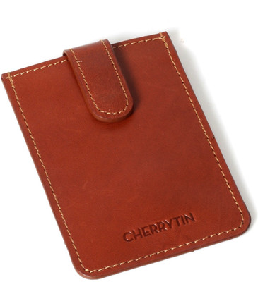 Cherrytin 10 Card Holder Set of 1, Brown Cherrytin 10 Card Holder Set of 1, Brown