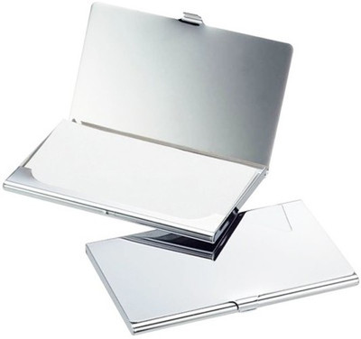 83% OFF on Aashirwad Craft Steel Card Holder 10 Card Holder Set of 2, Silver 83% OFF on Aashirwad Craft Steel Card Holder 10 Card Holder Set of 2, Silver