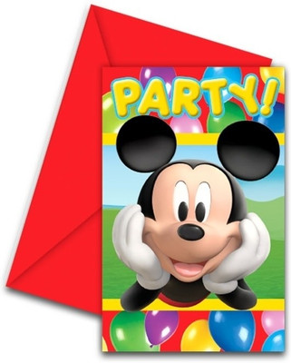 29% OFF on Disney Mickey Party Time Invitation Card 29% OFF on Disney Mickey Party Time Invitation Card