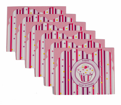 21% OFF on Funcart Sweet Treat Cupcake Pink Invitation Card