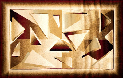 Zyne Brown Polypropylene Carpet