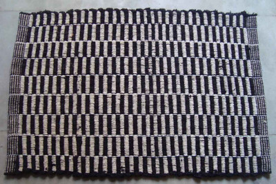 60% OFF on Passion Exports Black Polyester, Cotton Area Rug