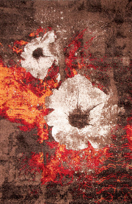 Zyne Brown Polypropylene Carpet