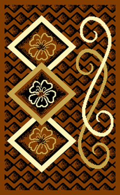 Sassoon Brown Polypropylene Floor Runner