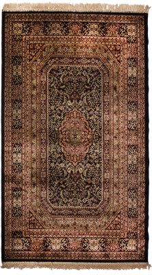 17% OFF on Miras Multicolor Silk Carpet