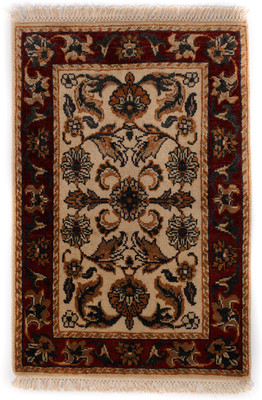 14% OFF on Carpet Overseas Beige, Maroon Wool Area Rug 14% OFF on Carpet Overseas Beige, Maroon Wool Area Rug