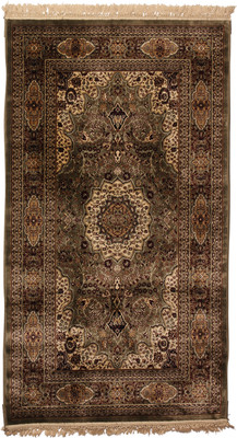 49% OFF on Miras Multicolor Silk Throw Rug