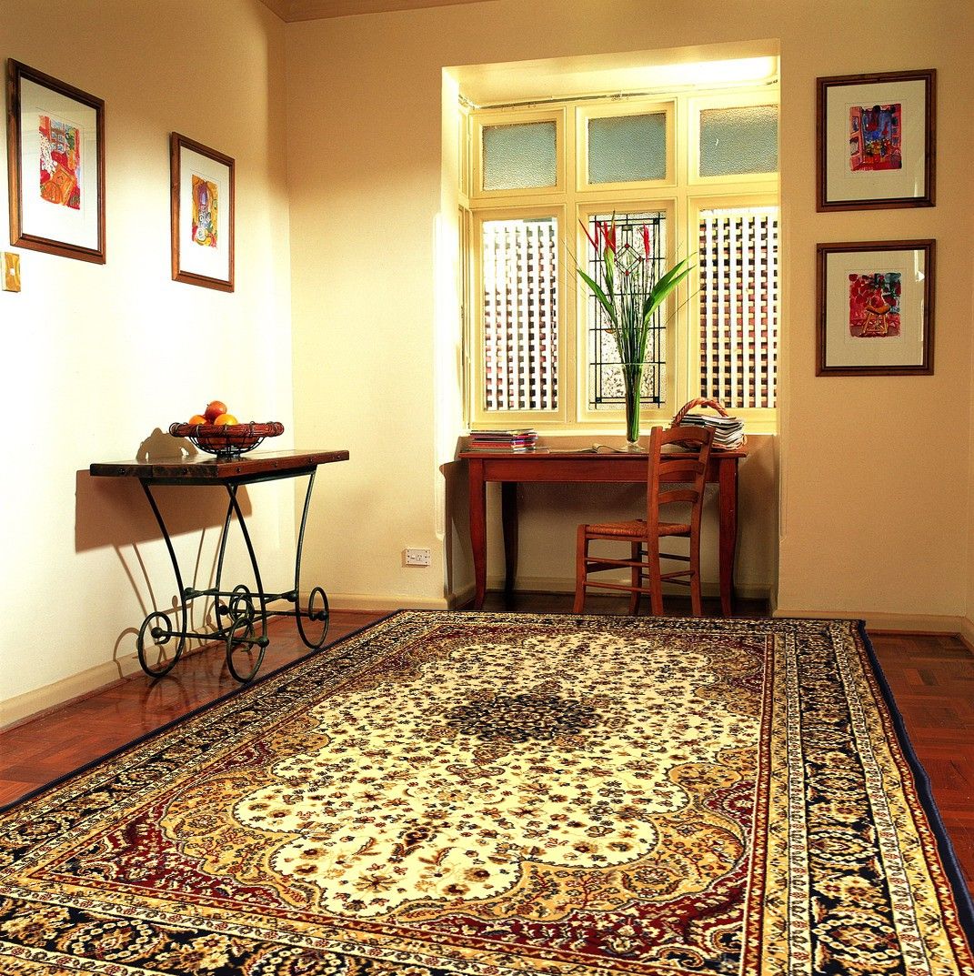 54% OFF on Oriental Weavers Multicolor Polypropylene Carpet