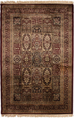 28% OFF on Miras Multicolor Silk Carpet