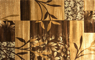 Zyne Brown Polypropylene Carpet