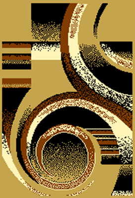 Sassoon Beige Polypropylene Floor Runner