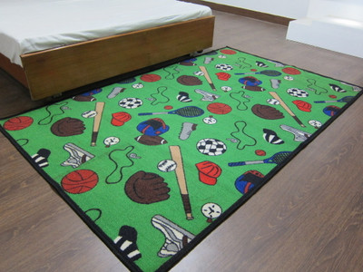 50% OFF on Indian Colors Multicolor Polyester Carpet