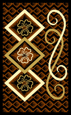 Sassoon Black Polypropylene Floor Runner Sassoon Black Polypropylene Floor Runner