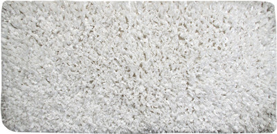 24% OFF on Indian Colors White Cotton Polyester Blend Area Rug