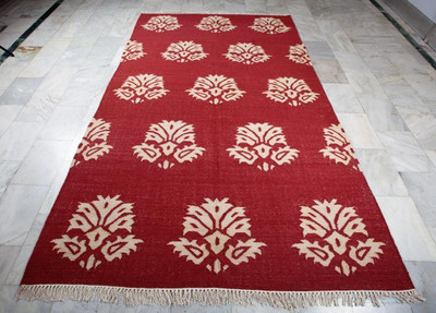 20% OFF on Midas Multicolor Wool Carpet