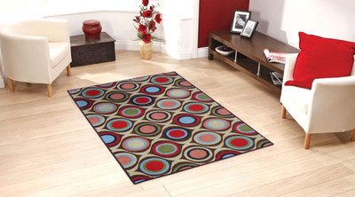79% OFF on Status Multicolor Polyester Carpet