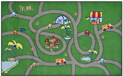 20% OFF on Spaces Multicolor Polypropylene Carpet