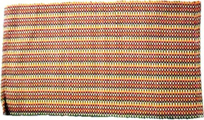 29% OFF on Gharsansaar Multicolor Wool Dhurrie